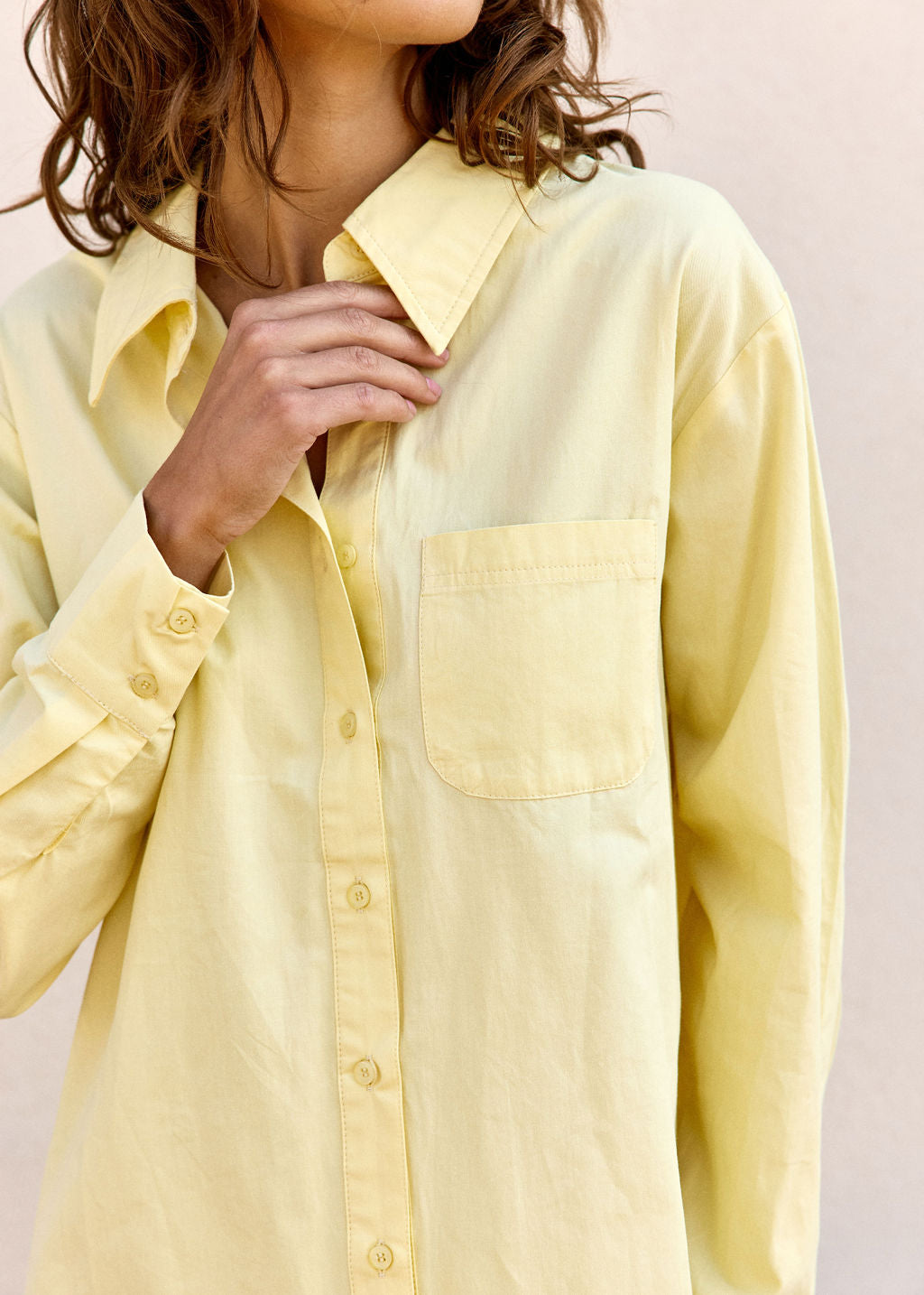 CHEMISE JAUNE CHARLENE