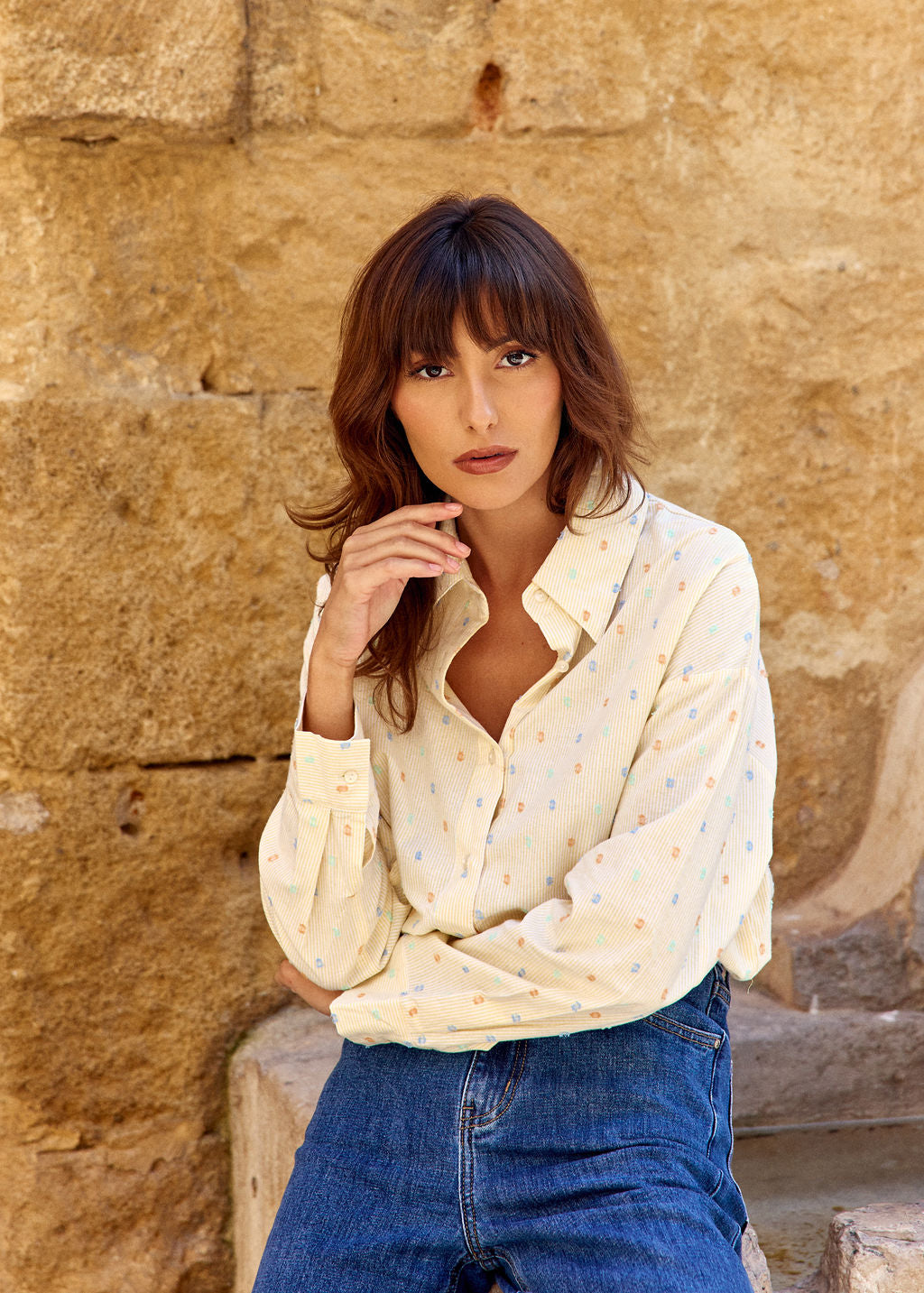CHEMISE JAUNE CAMILLE