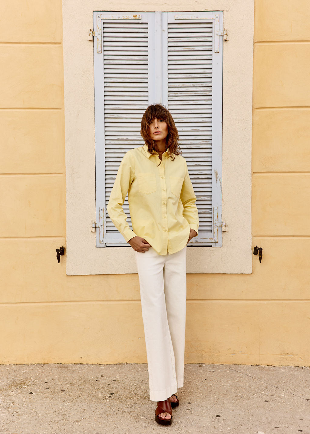 CHEMISE JAUNE CARLINE