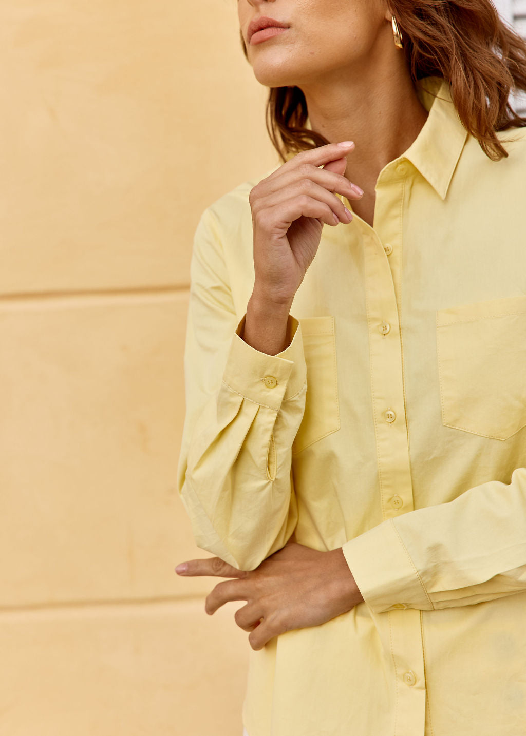 CHEMISE JAUNE CARLINE