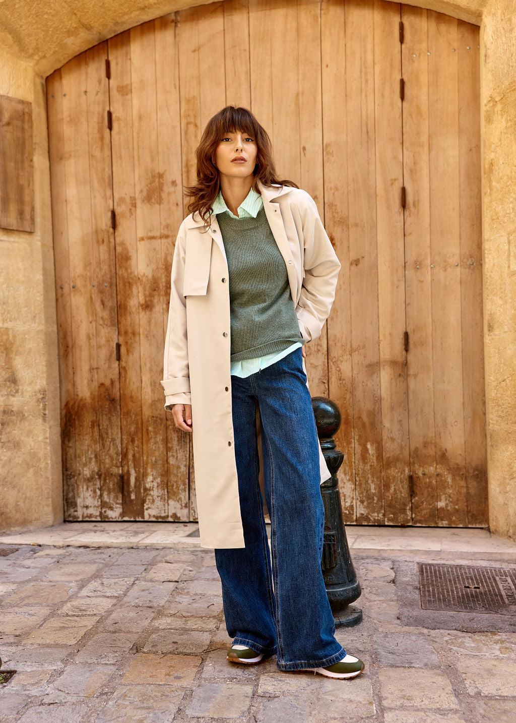 TRENCH BEIGE LISONE