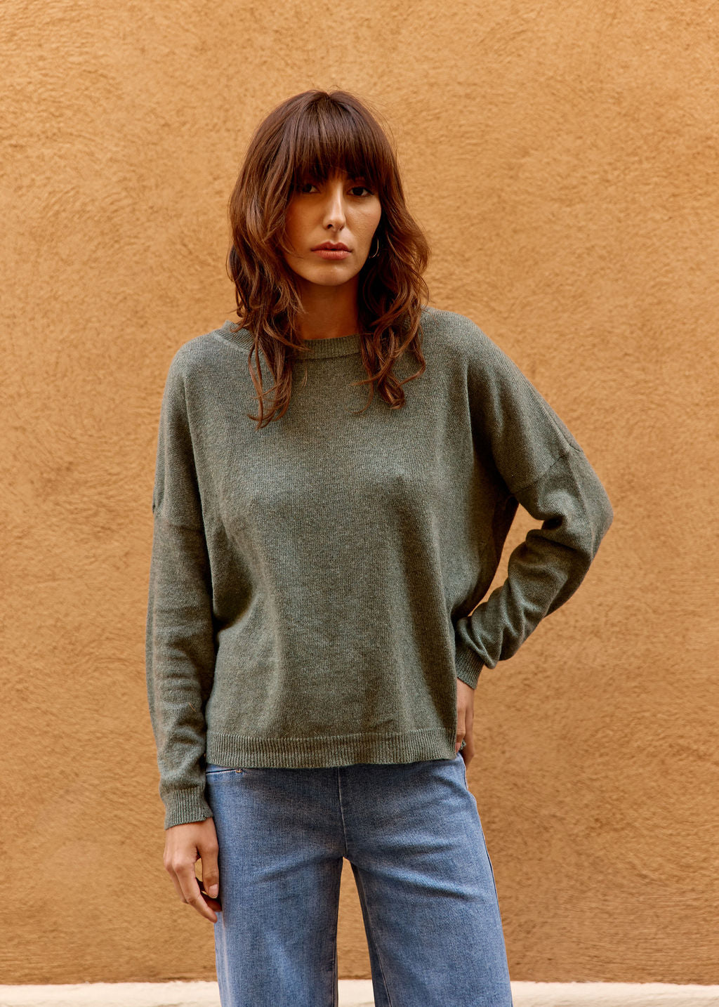 PULLOVER VERT MATHILDE