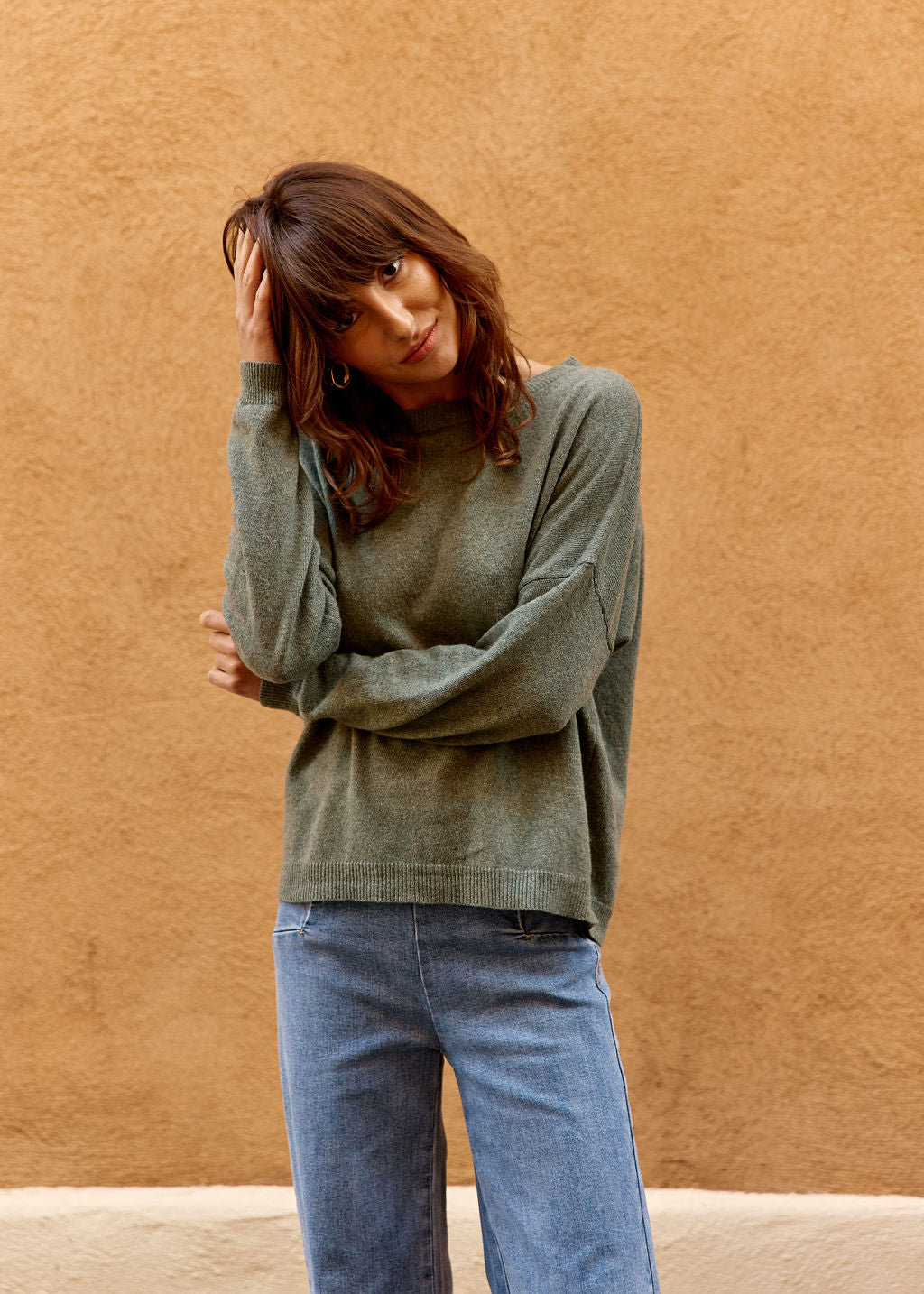 PULLOVER VERT MATHILDE