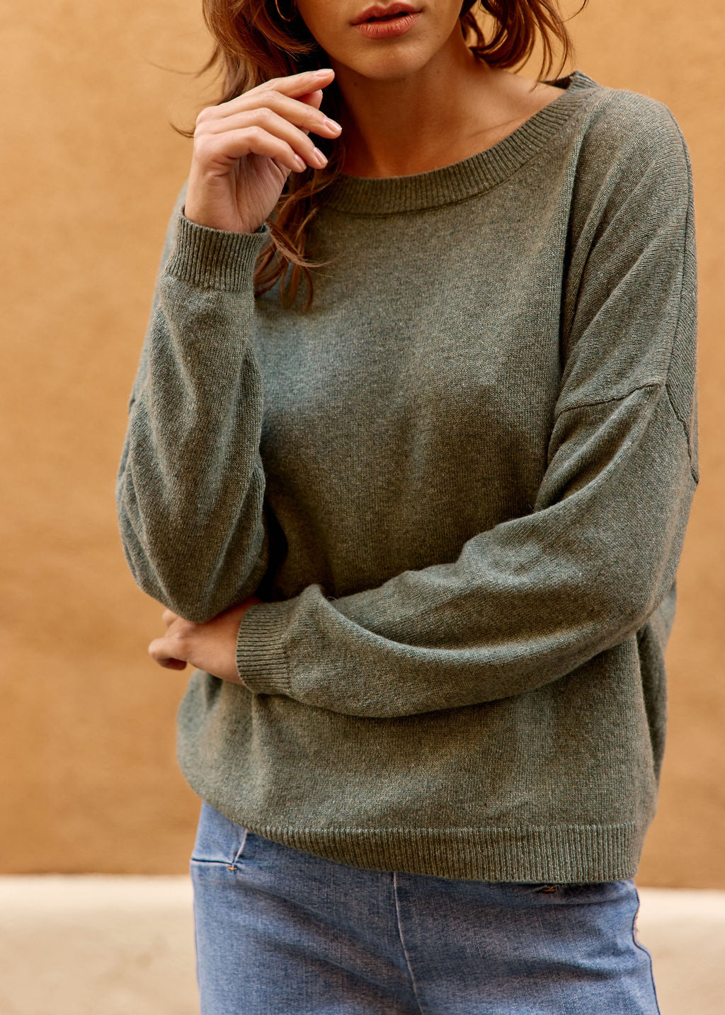 PULLOVER VERT MATHILDE