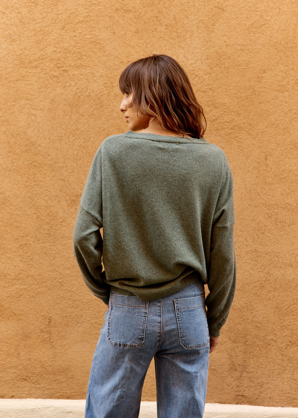 PULLOVER VERT MATHILDE
