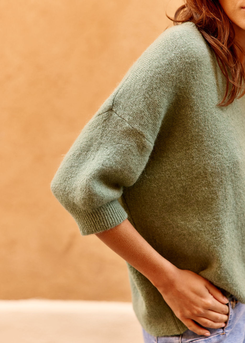 PULLOVER VERT MAYLIE