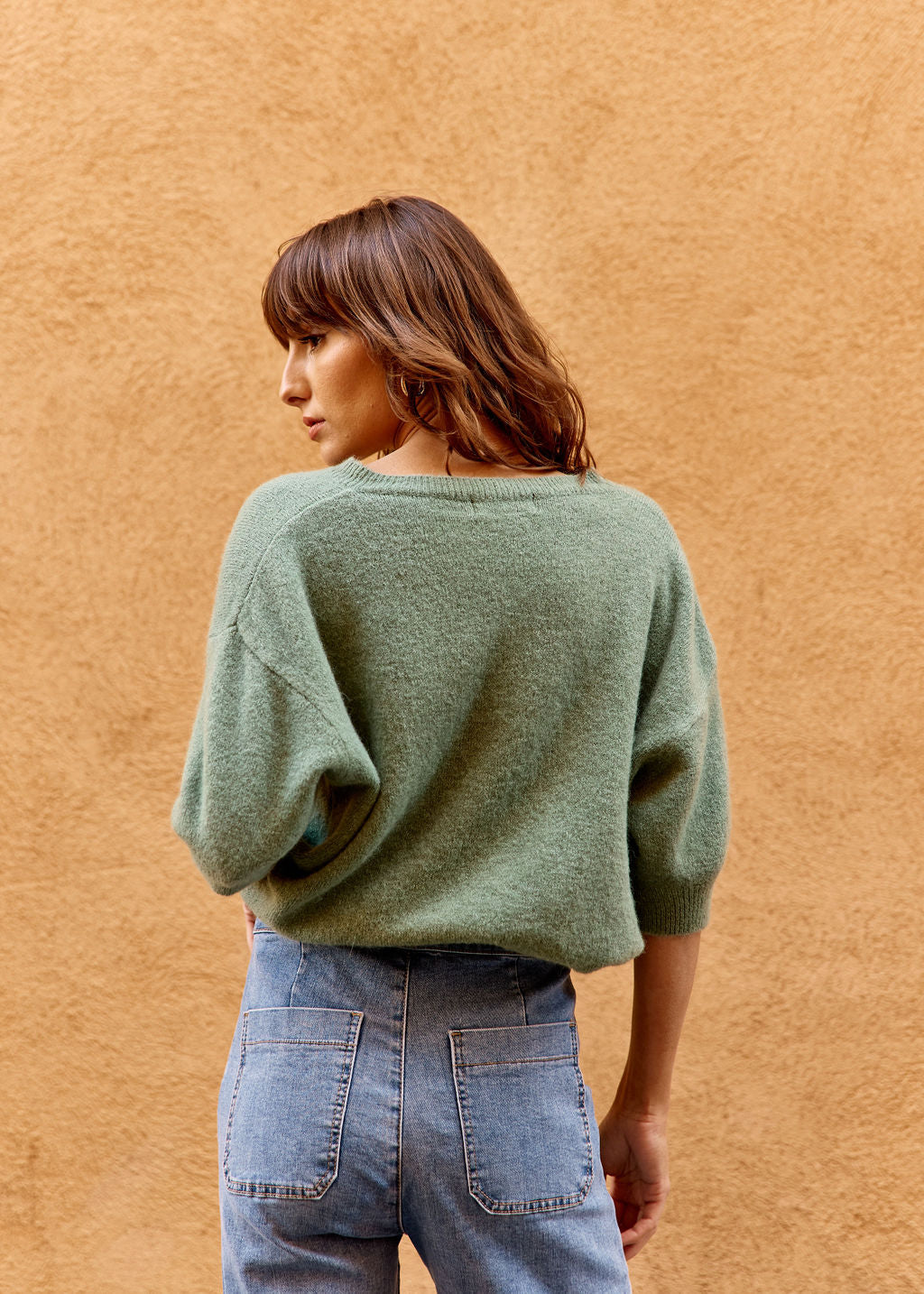 PULLOVER VERT MAYLIE