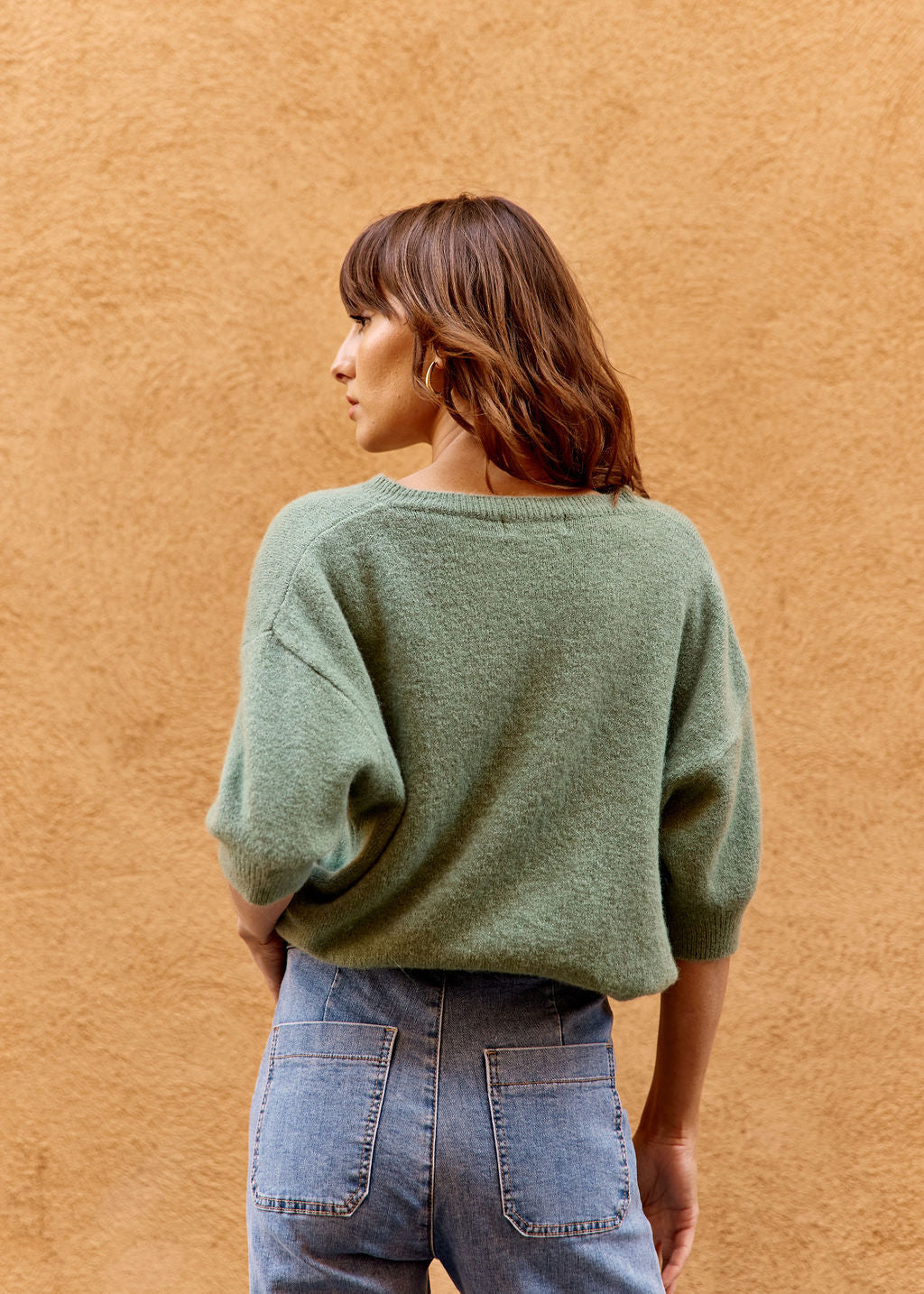 PULLOVER VERT MAYLIE