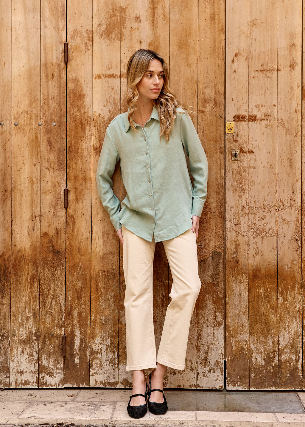 CHEMISE MENTHE CHELIE