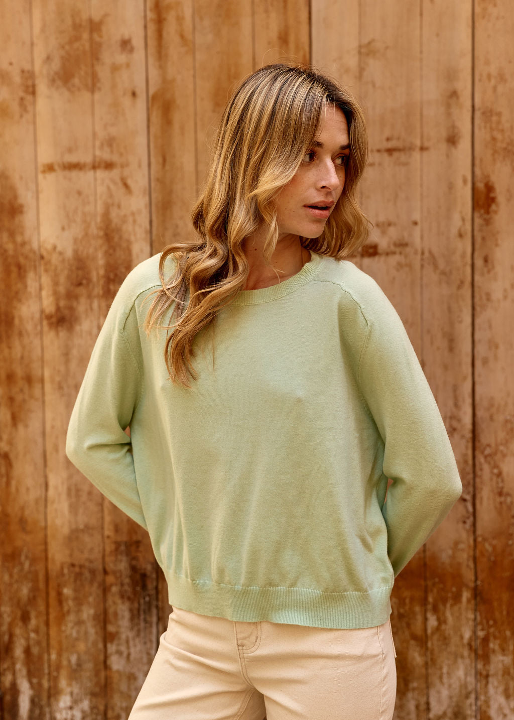 PULLOVER MENTHE MENDEL
