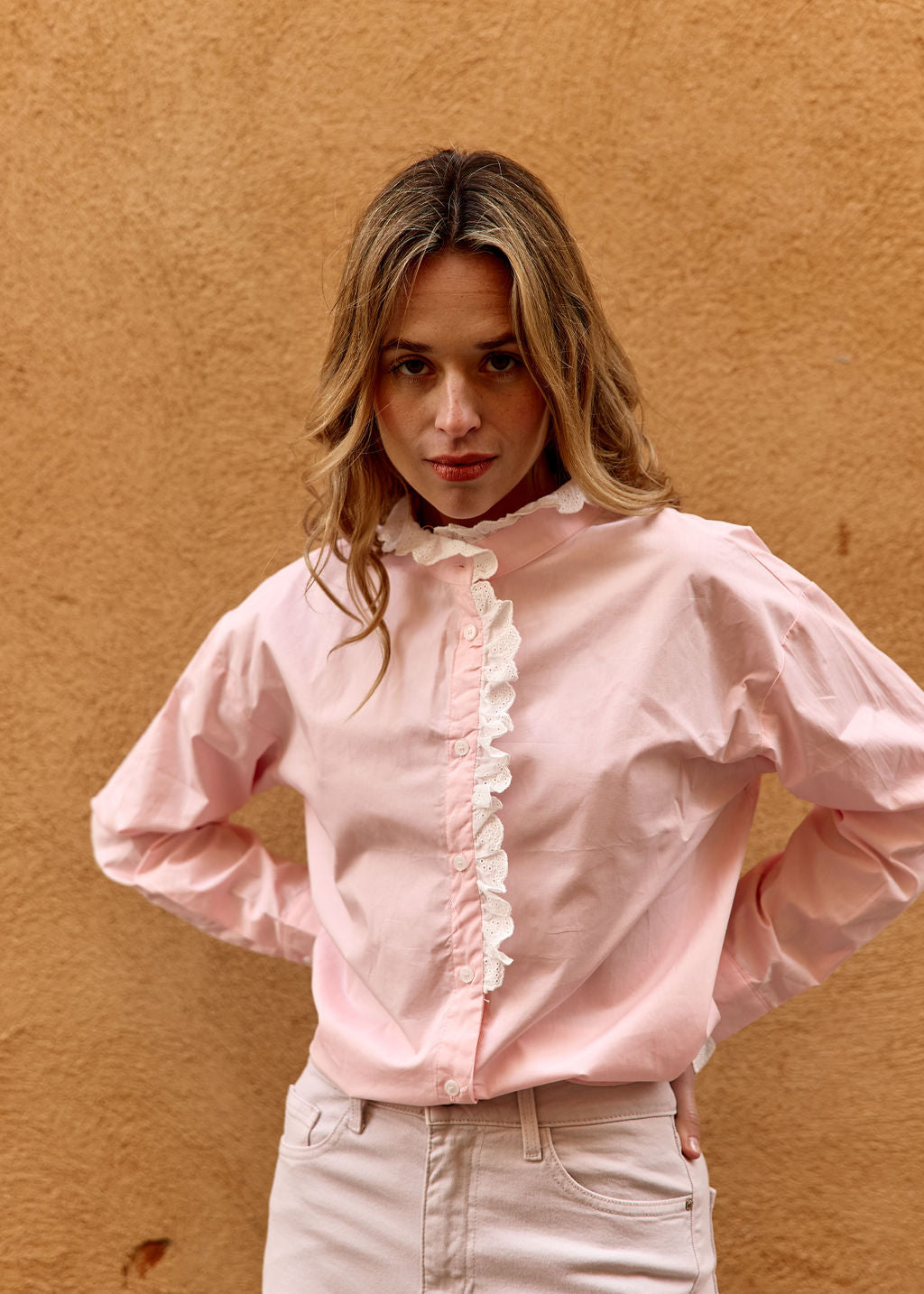 CHEMISE ROSE CHOUKETTE