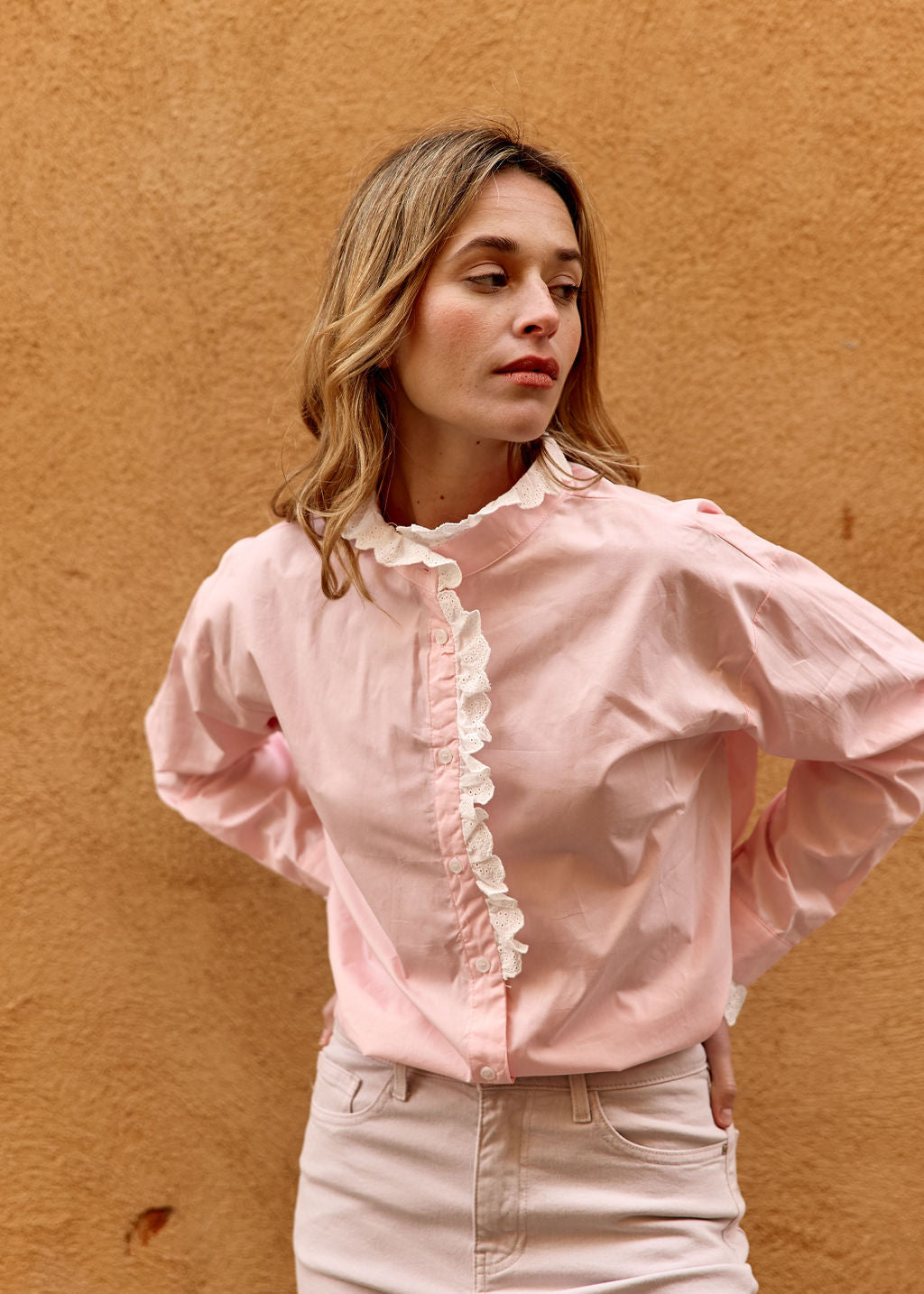CHEMISE ROSE CHOUKETTE