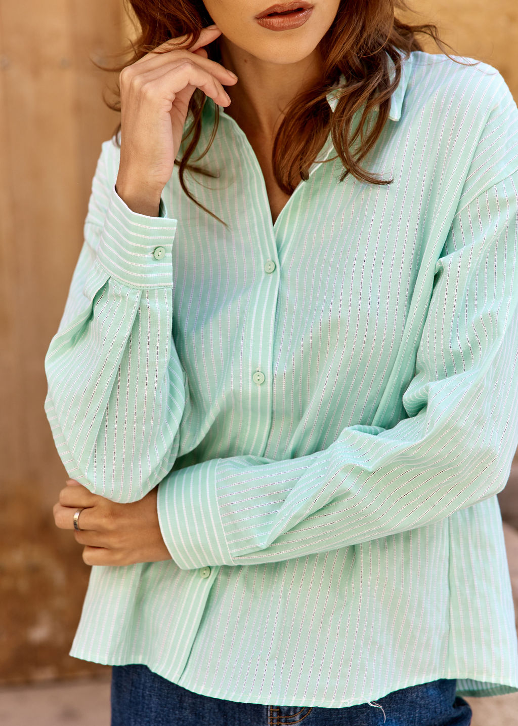 CHEMISE VERT CAMELIE