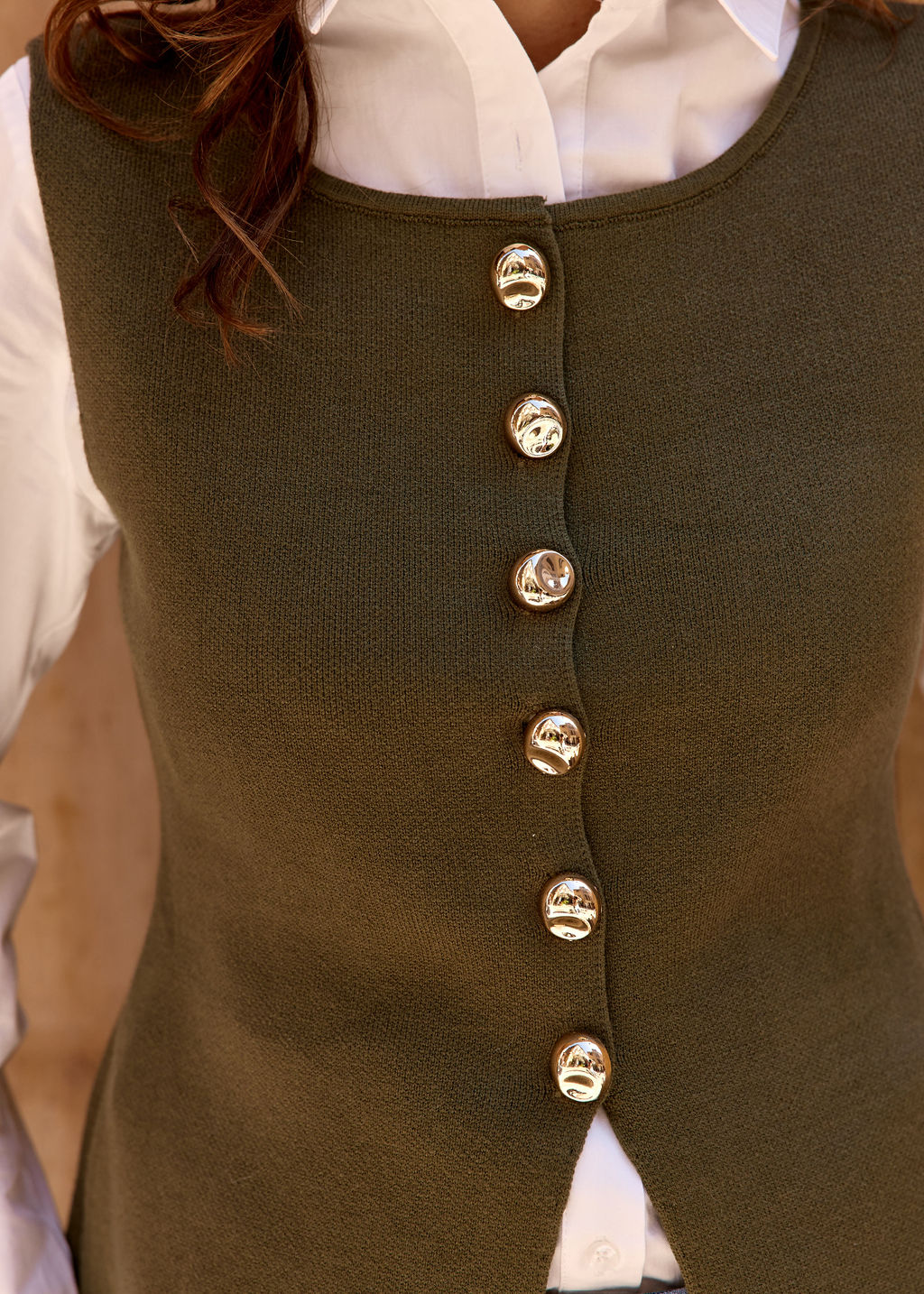 GILET KAKI MONTAINE