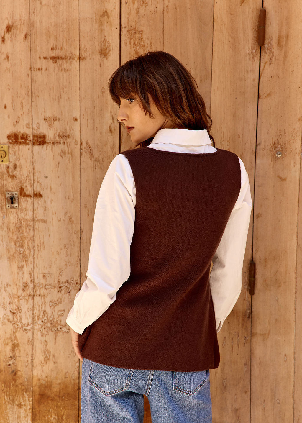GILET MARRON MONTAINE