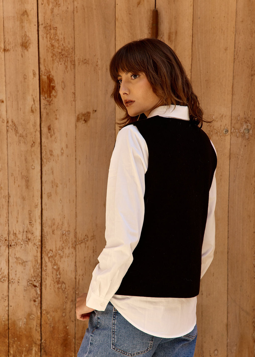 GILET NOIR MELODIE