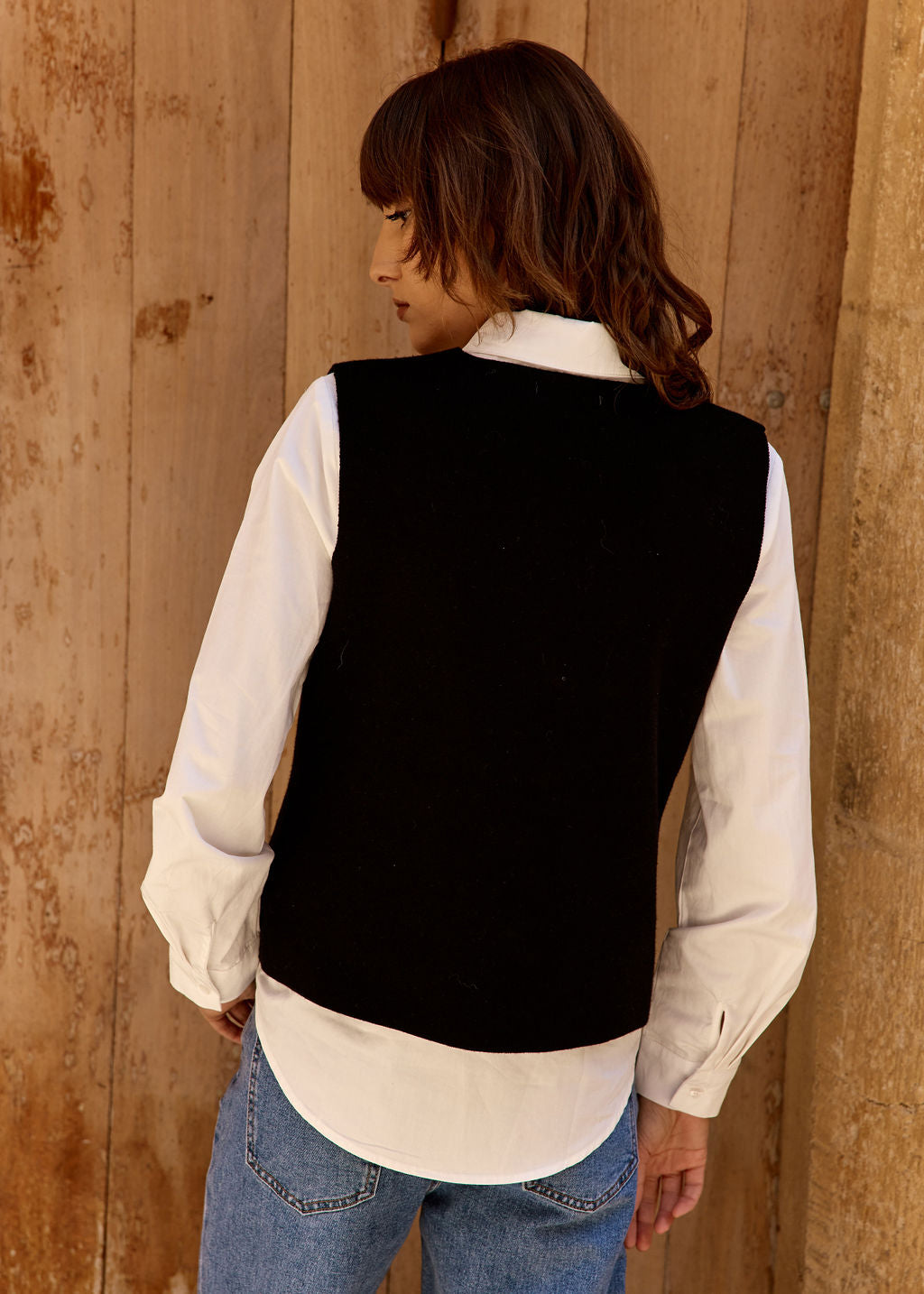 GILET NOIR MELODIE