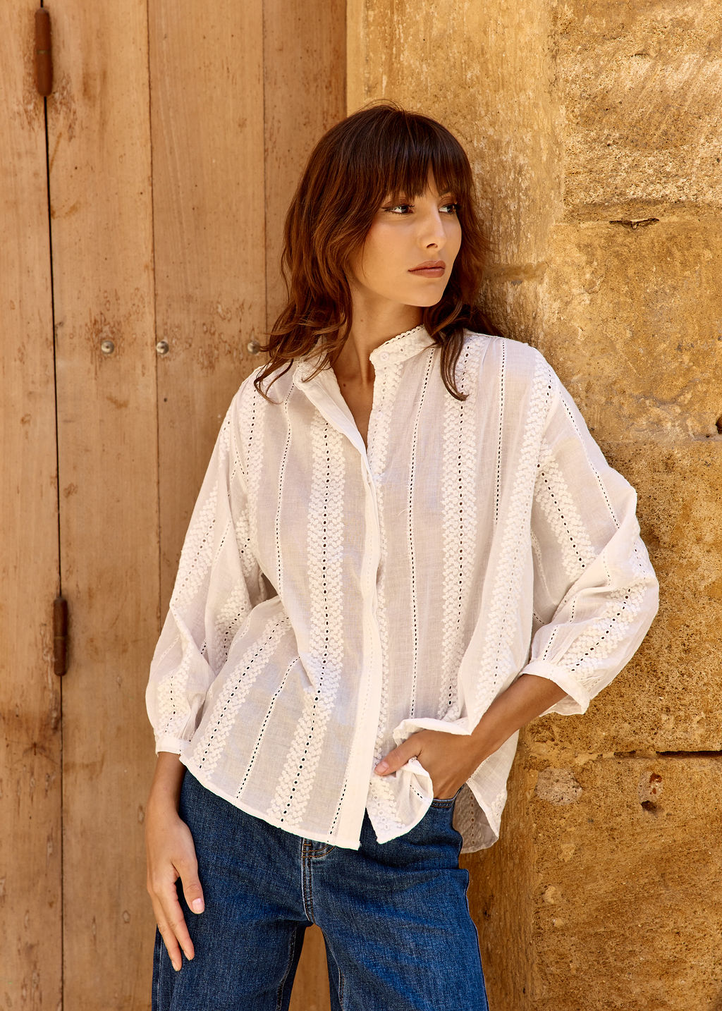 CHEMISE BLANC CARMEN