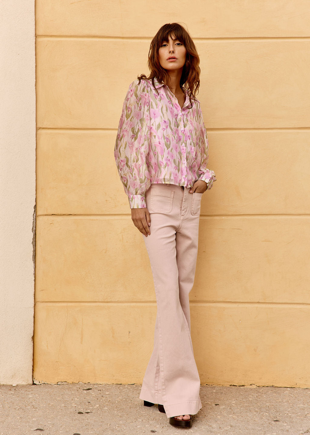 CHEMISE LILAS CASTILLE