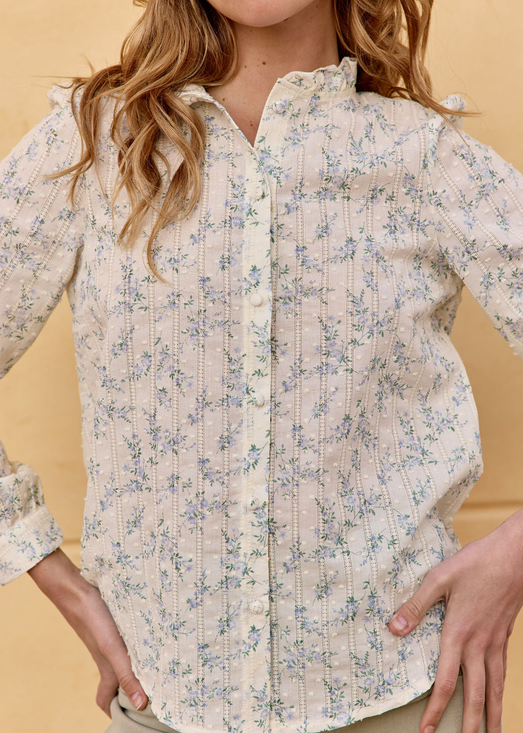 CHEMISE BLEU CELINE