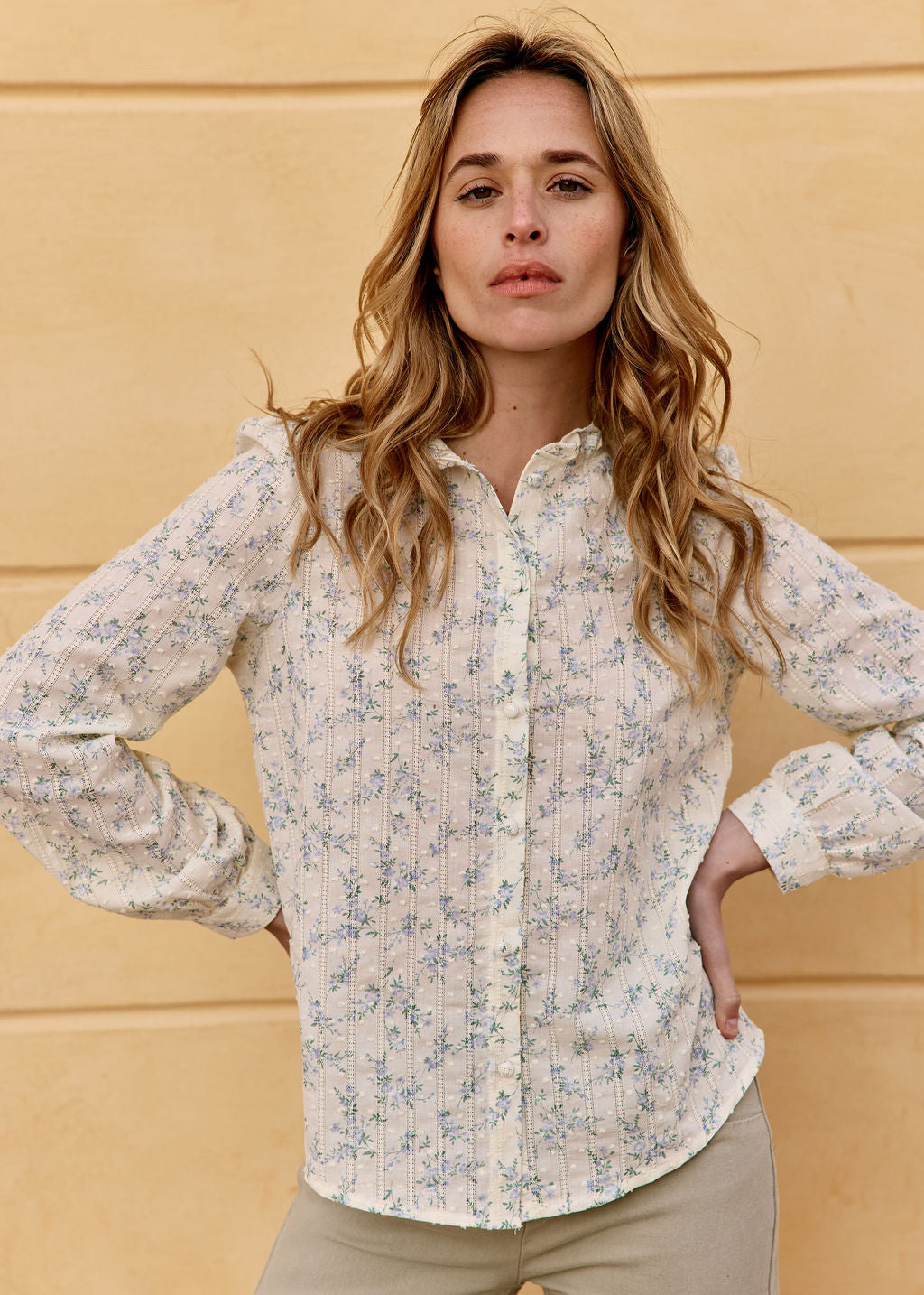 CHEMISE BLEU CELINE