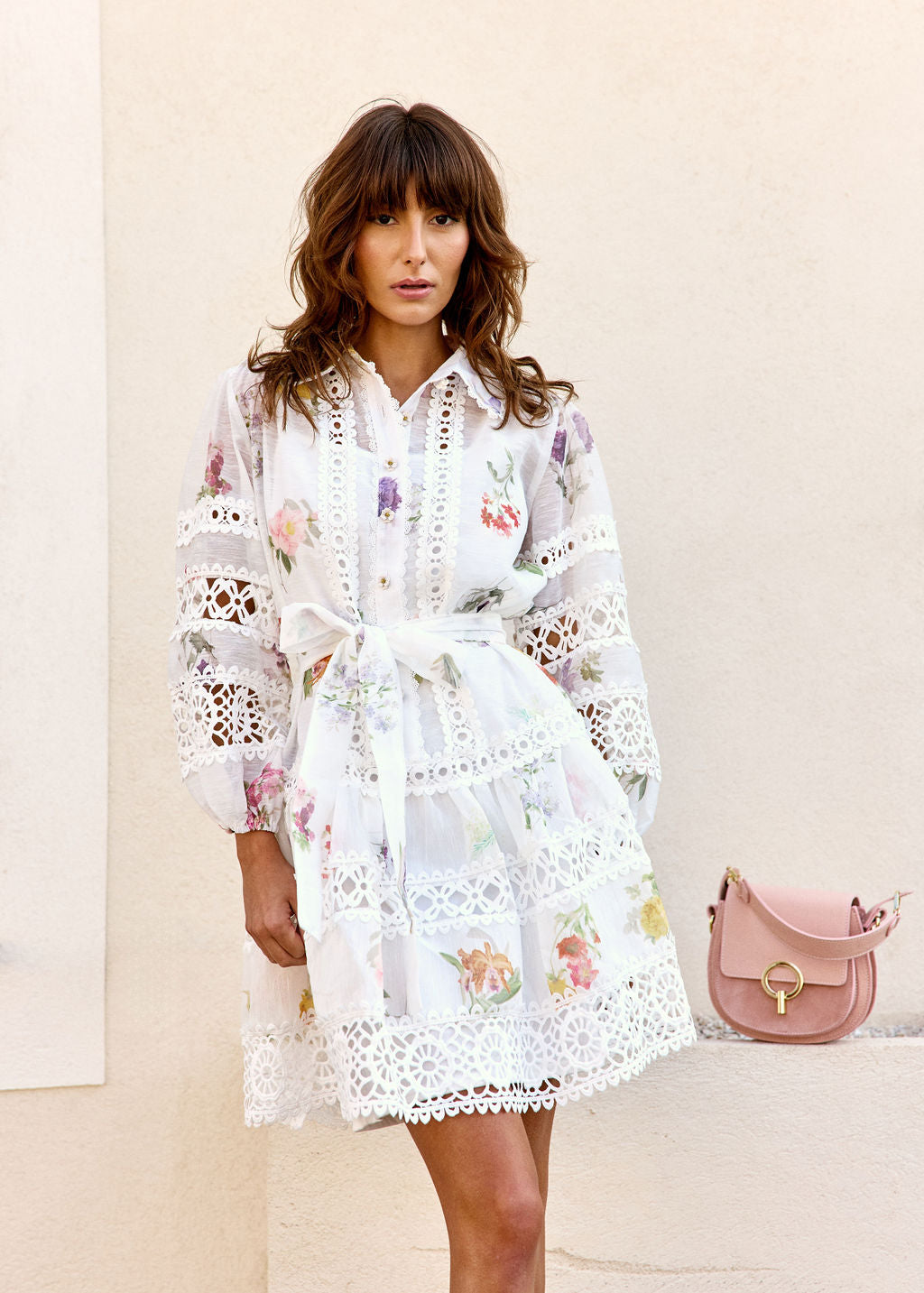 ROBE BLANC ROSIERE