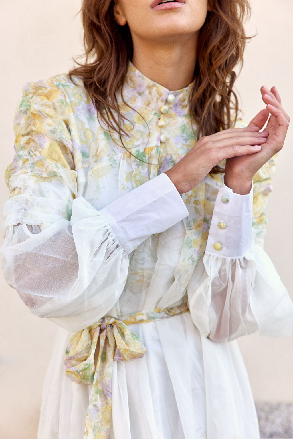 ROBE JAUNE ROMANCE