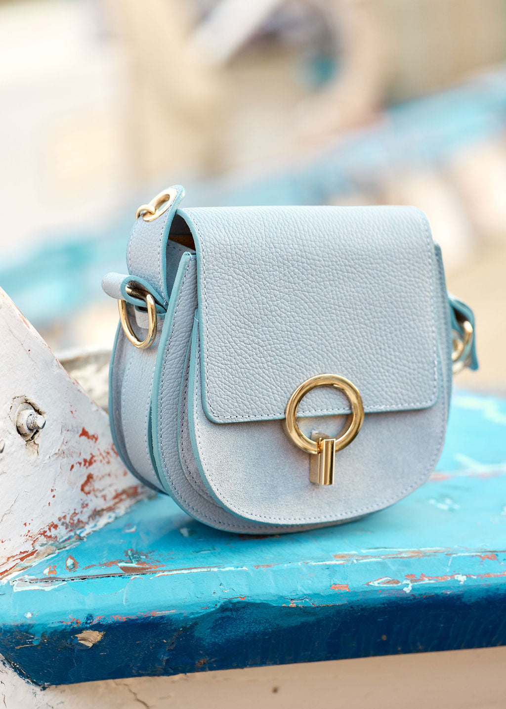 SAC EN CUIR CIEL HABEL