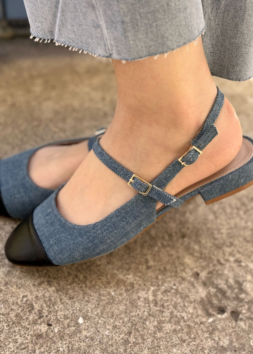 BALLERINES DENIM HANAELLE