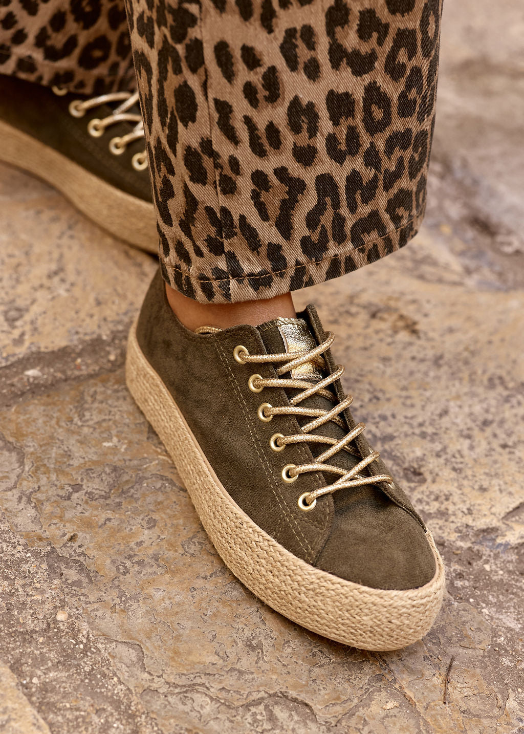 CHAUSSURE KAKI HERMINE