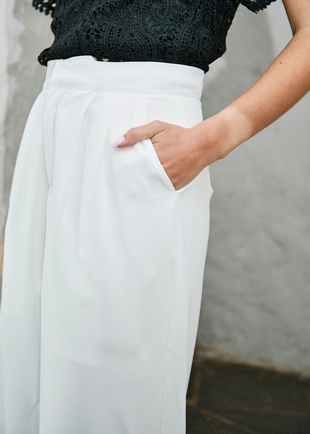 PANTALON BLANC PASCALE