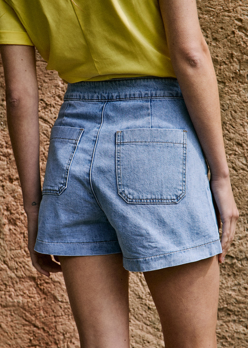 SHORT DENIM CLAIR INGE