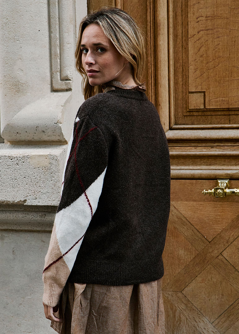 PULLOVER CHOCOLAT MIKAEL