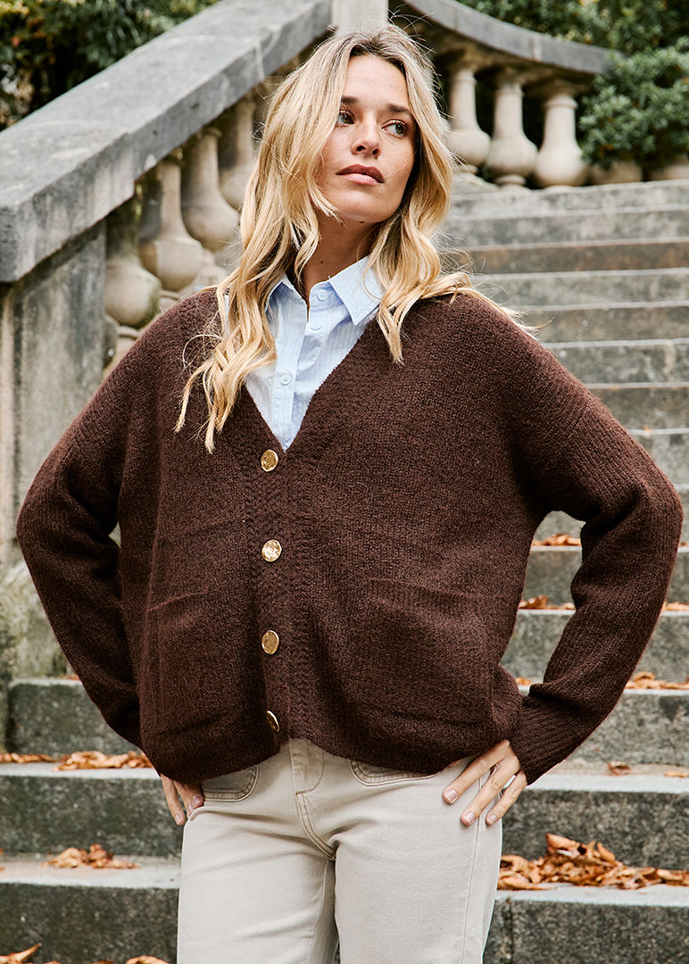 GILET CHOCOLAT MOLLY