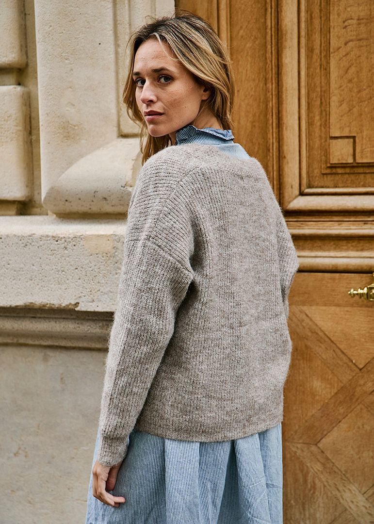 GILET TAUPE MOLLY