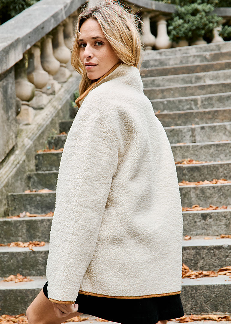 MANTEAU CAMEL LIROY