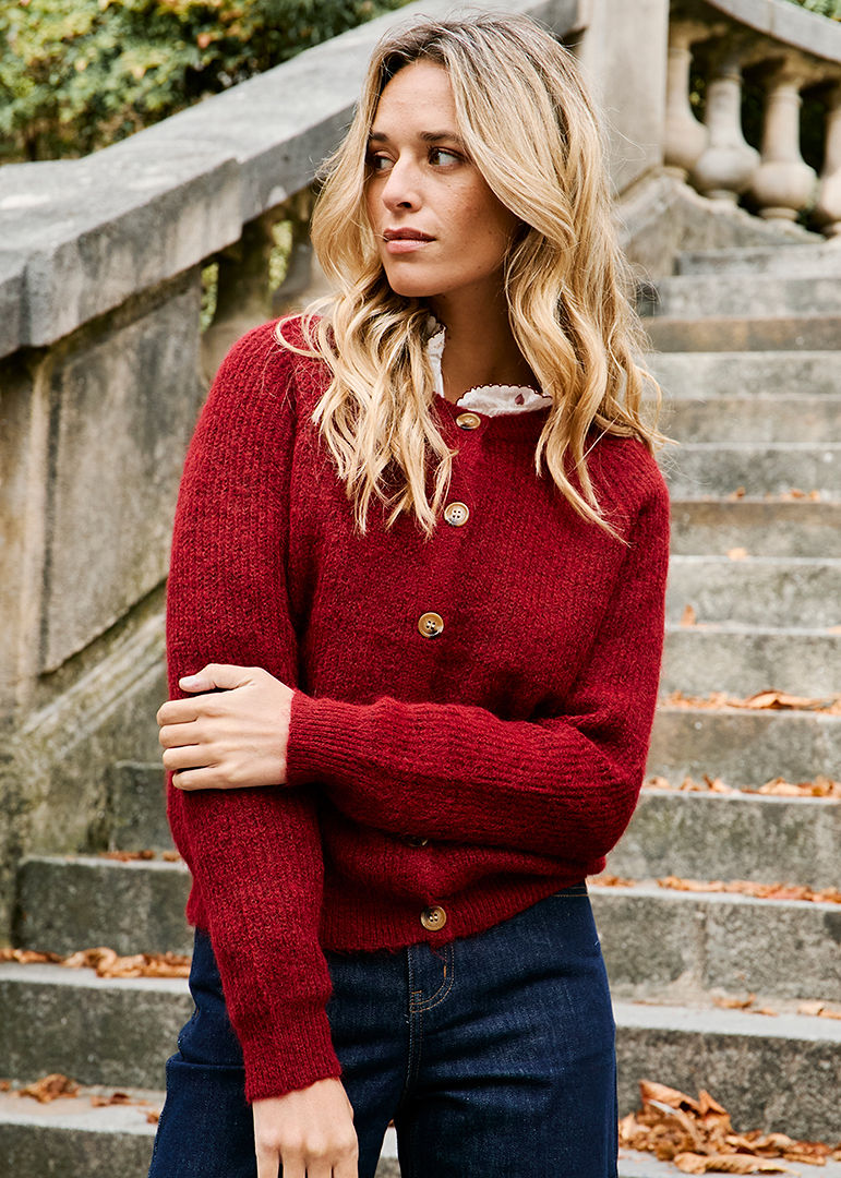 GILET BORDEAUX MEYER