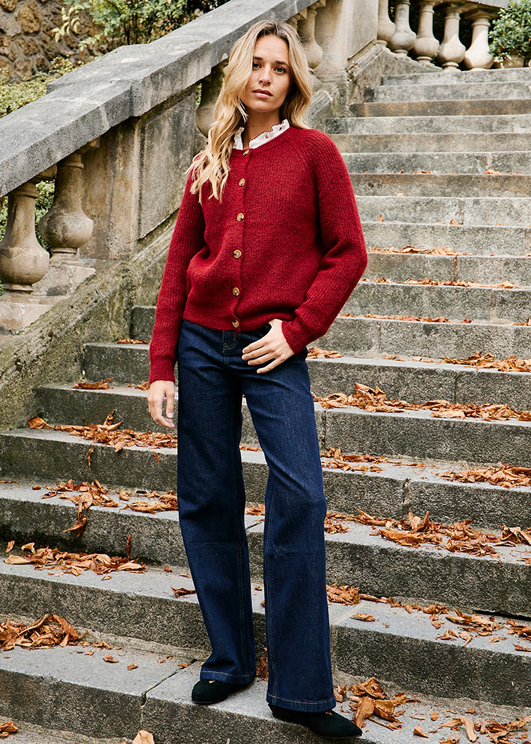 GILET BORDEAUX MEYER