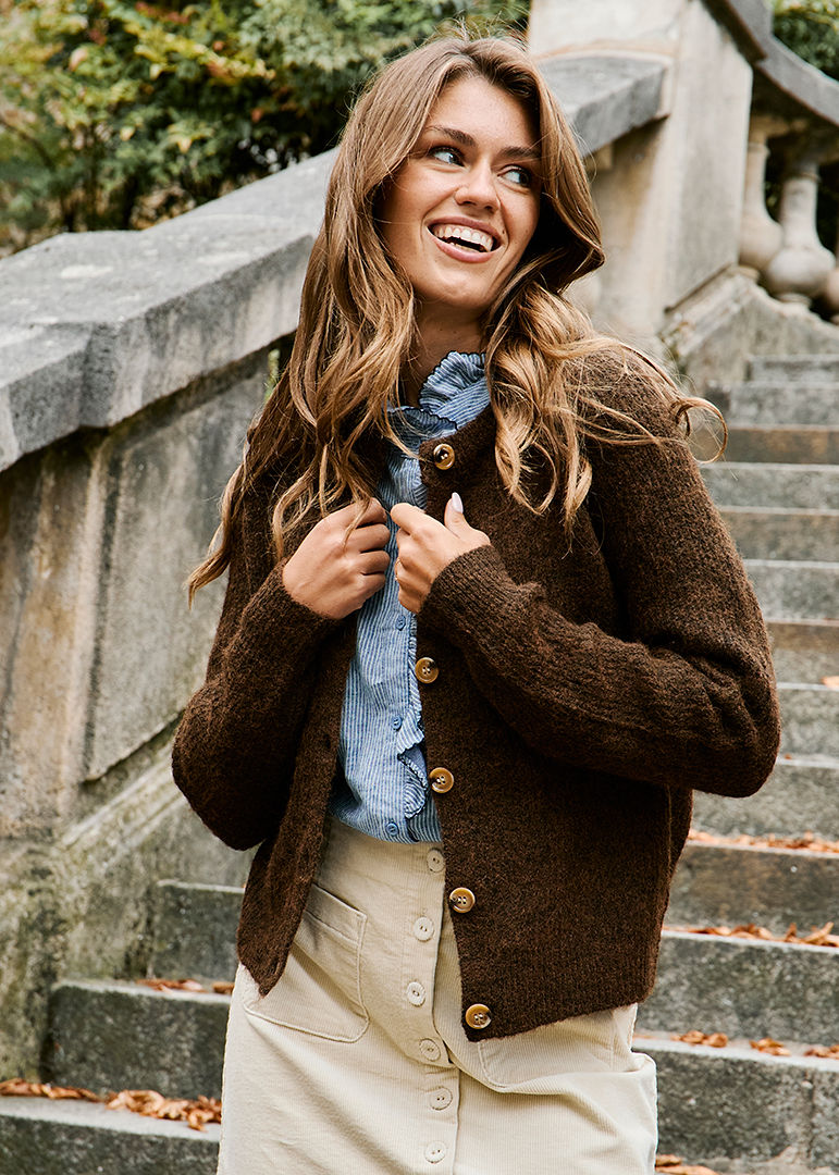 GILET MARRON MEYER