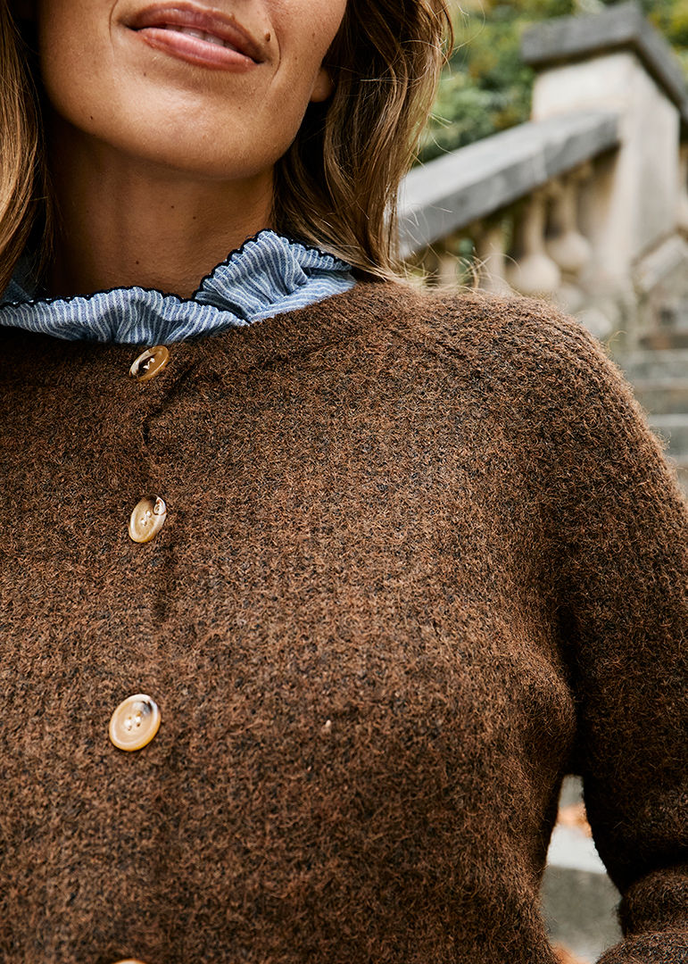 GILET MARRON MEYER