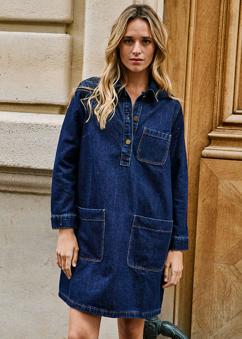 ROBE DENIM BRUT RAFAELIE