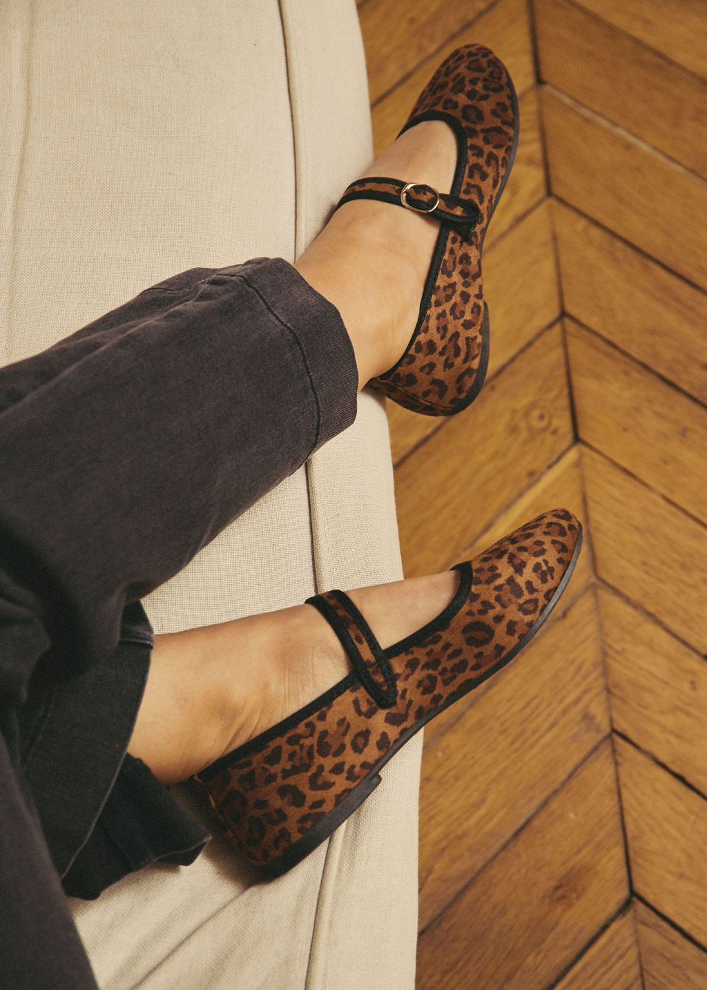 CHAUSSURE LEOPARD HERMINE