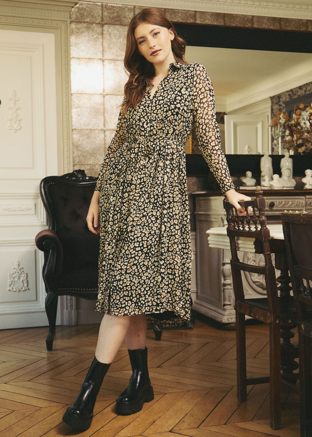 ROBE IMPRIMÉ LEOPARD ROXIE