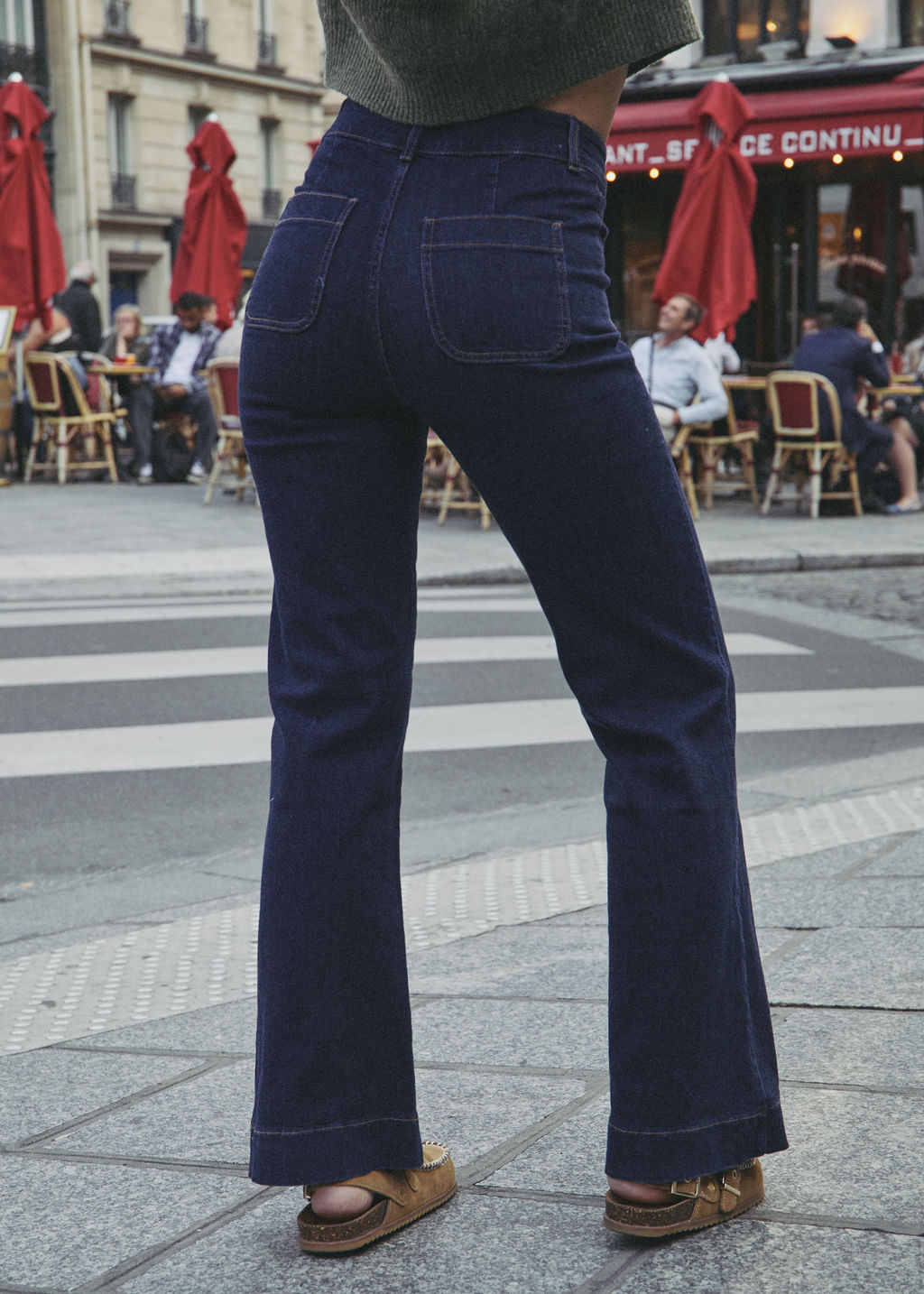 JEAN FLARE DENIM PAROLE