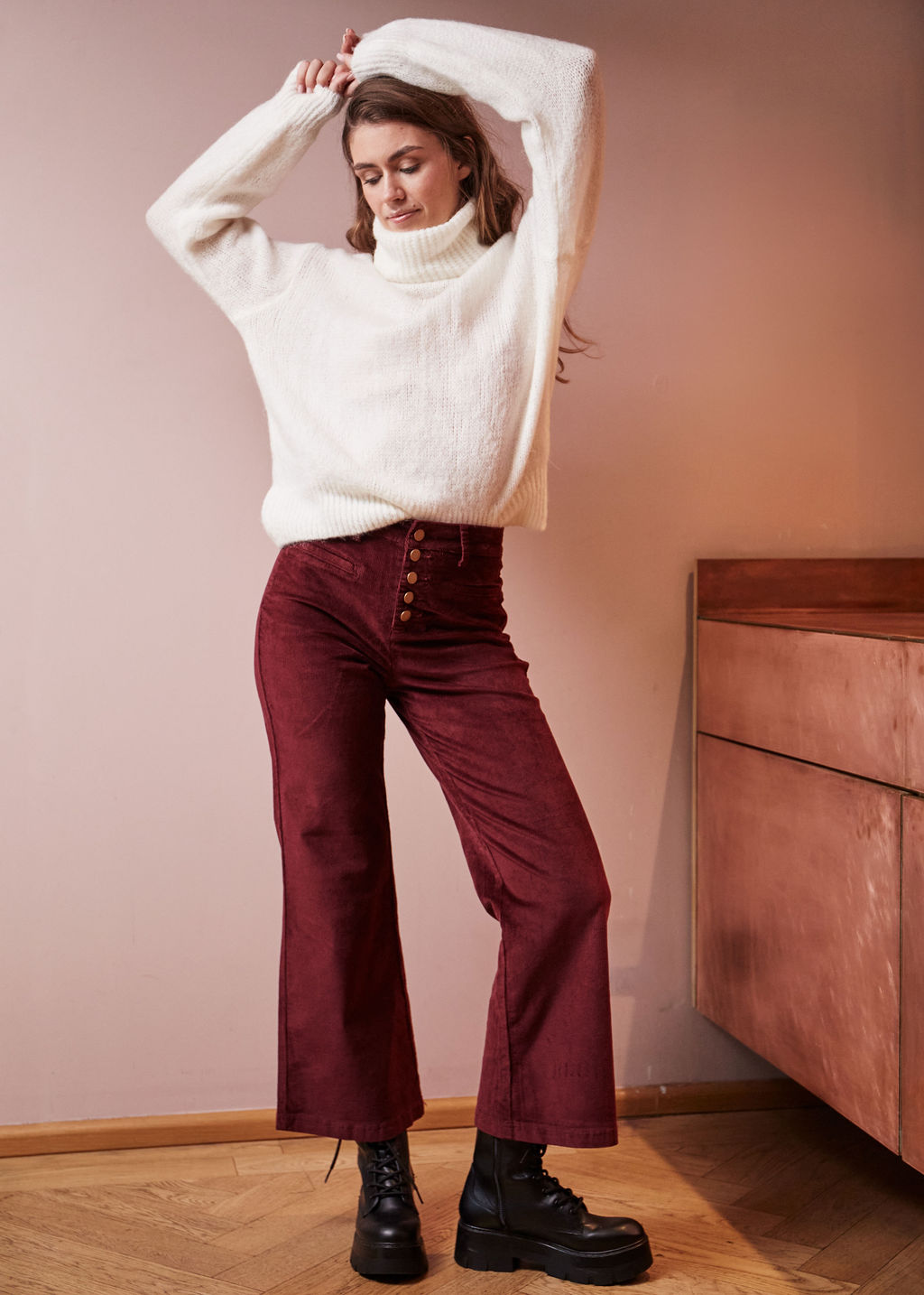 PANTALON BORDEAUX PINTO