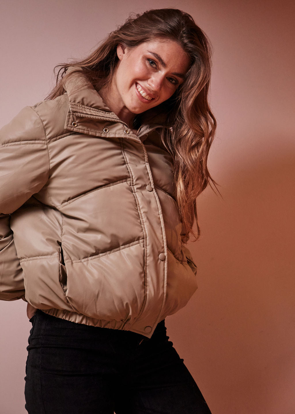 VESTE DOUDOUNE BEIGE VIONA