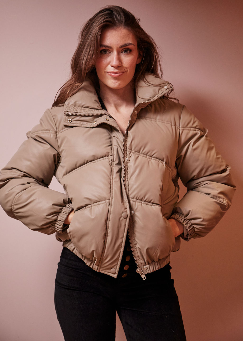 VESTE DOUDOUNE BEIGE VIONA