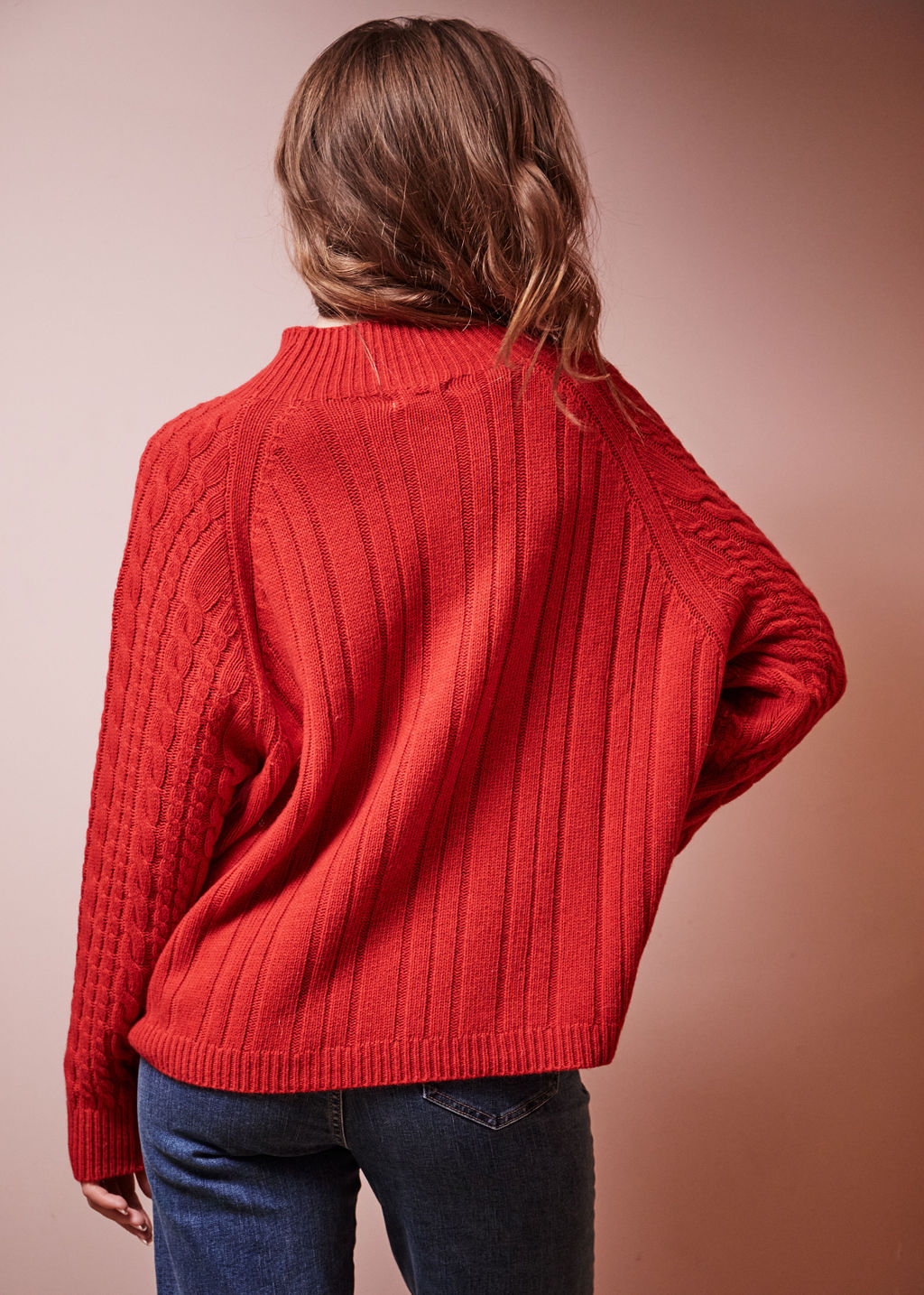 PULL EN LAINE ROUGE MAYLISSE