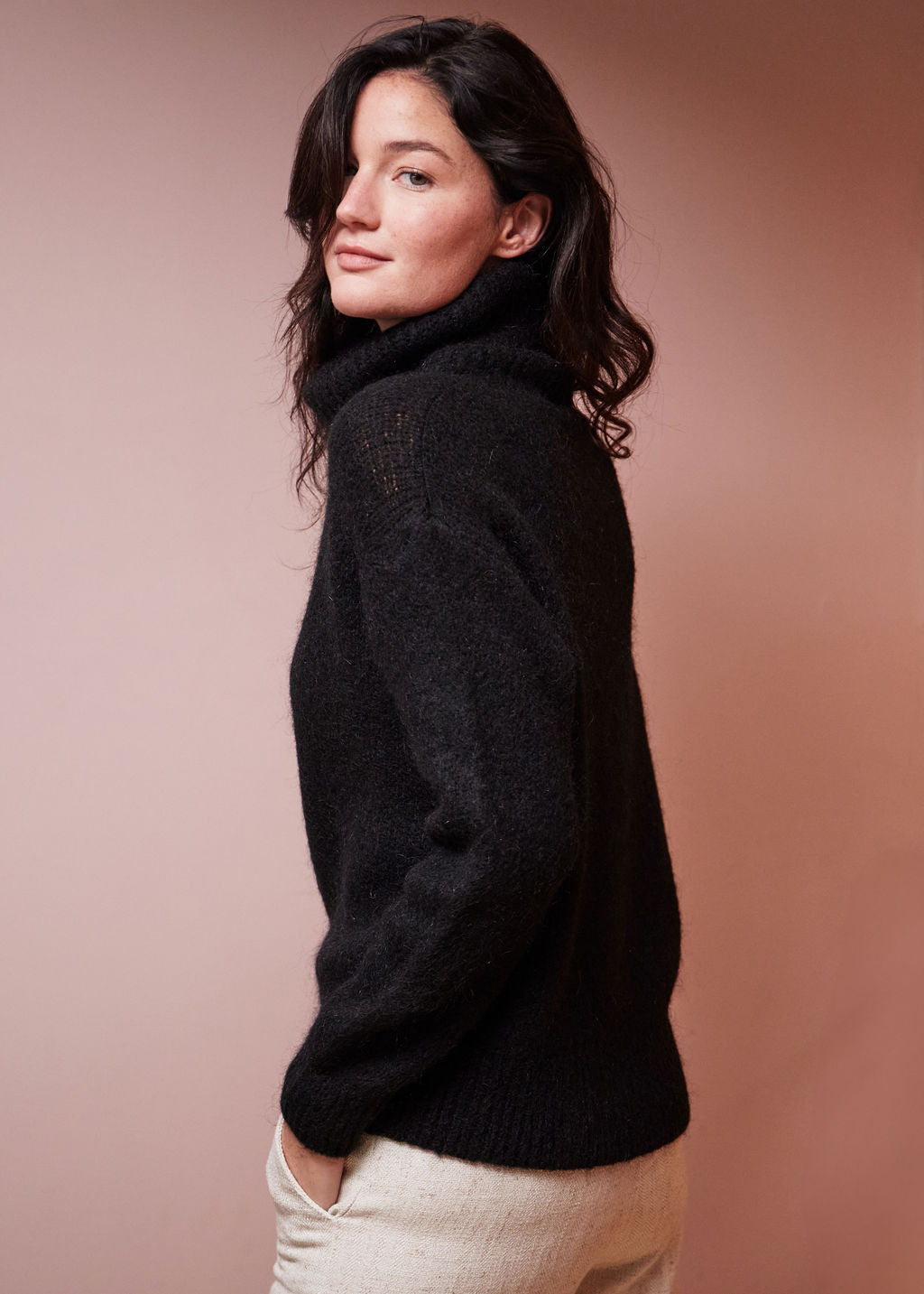 PULLOVER NOIR MELENE