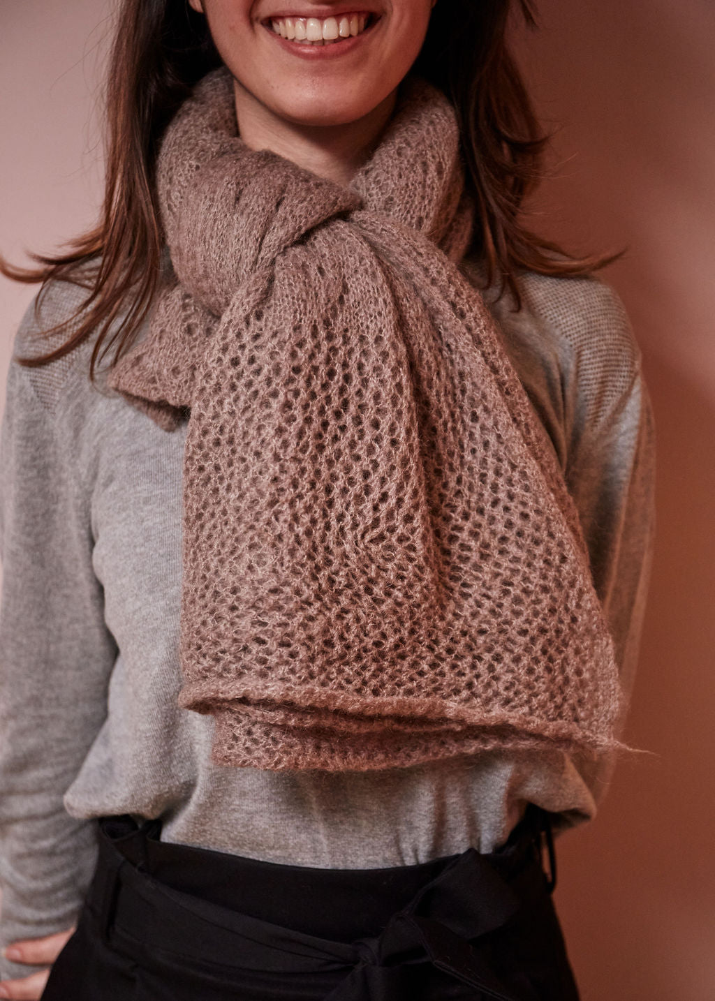 ECHARPE/FOULARD TAUPE HARISSE